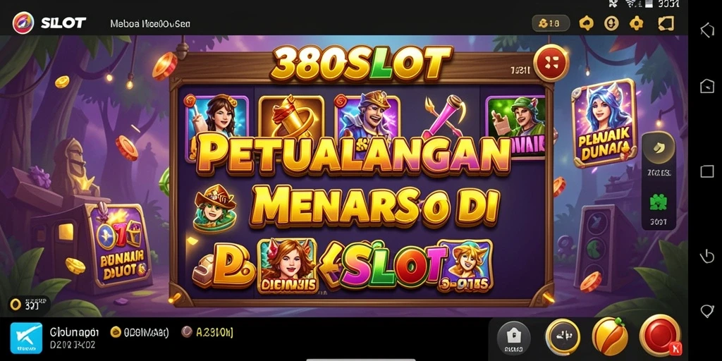 Screenshot gameplay 380SLOT menampilkan aksi petualangan yang mendebarkan.