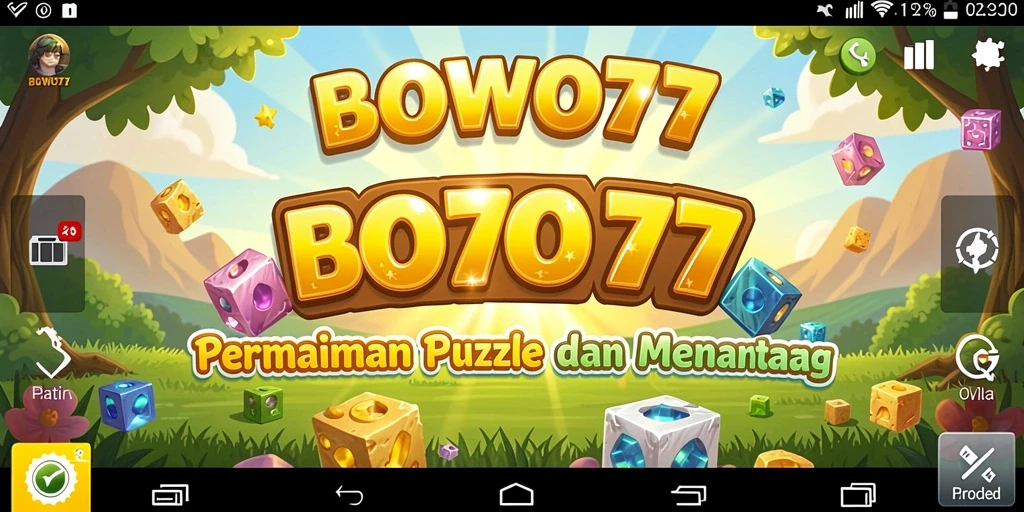 Tampilan gameplay <strong>BOWO77</strong> dengan puzzle yang menarik.