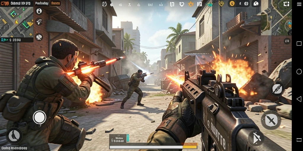Tampilan gameplay seru dan menegangkan dari C789.