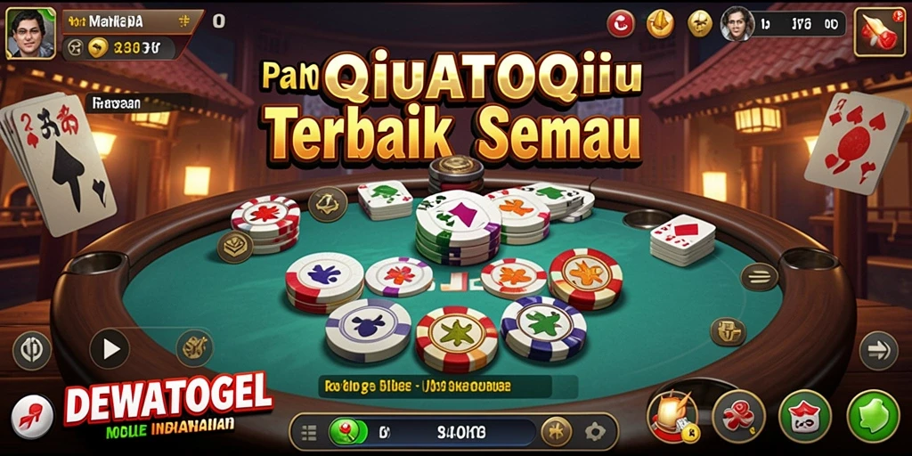 Tampilan gameplay QiuQiu yang seru di DEWATOGEL.