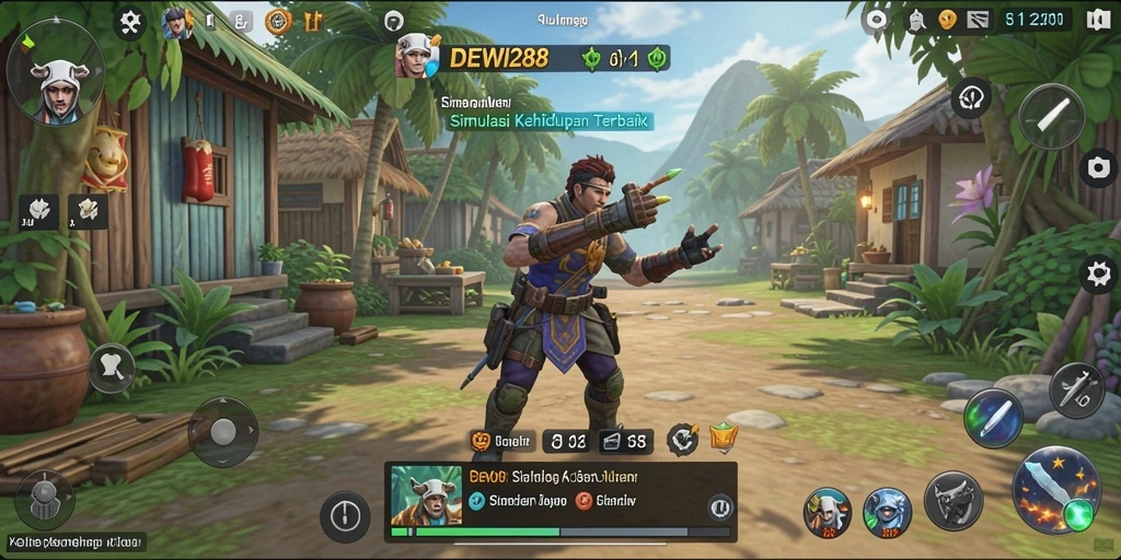Tampilan gameplay DEWI288 yang menarik dan interaktif.