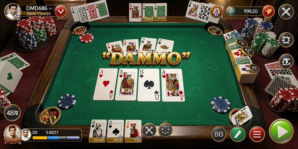 Tampilan gameplay seru dalam DMD686 dengan berbagai pilihan mode permainan.