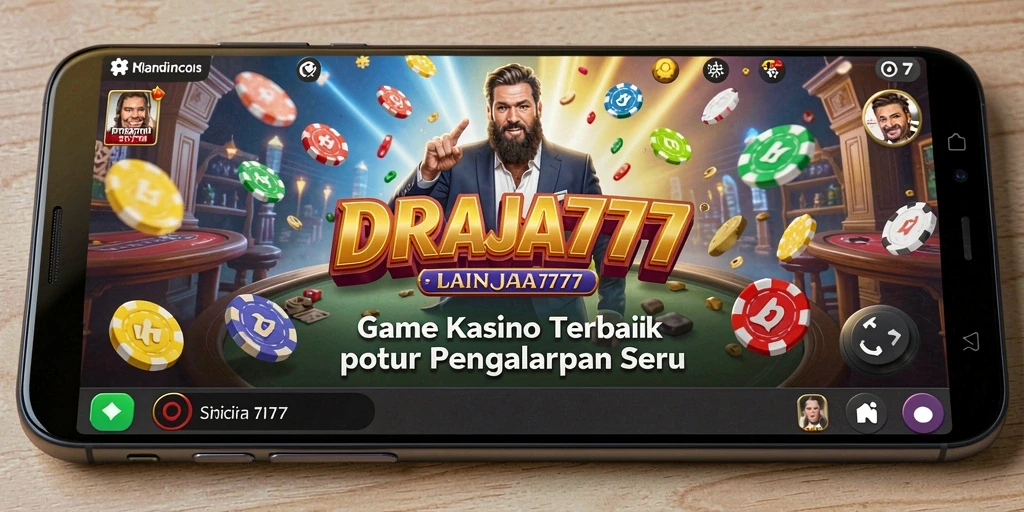 Tampilan menarik dari gameplay DRAJA777 dengan suasana Kasino.
