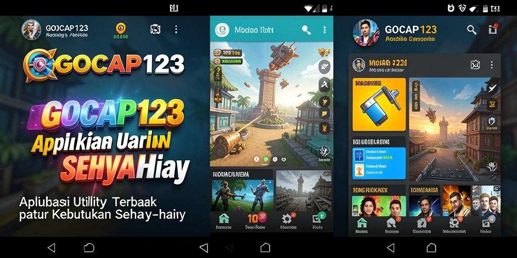 Tampilan antarmuka GOCAP123 yang modern dan intuitif.