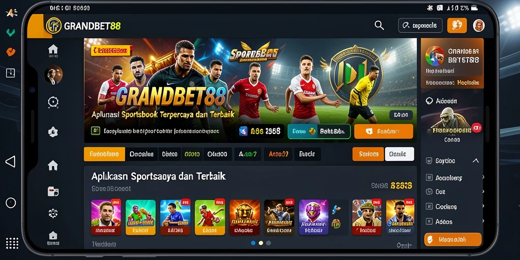 Tampilan screenshot gameplay Sportsbook GRANDBET88 yang menarik.