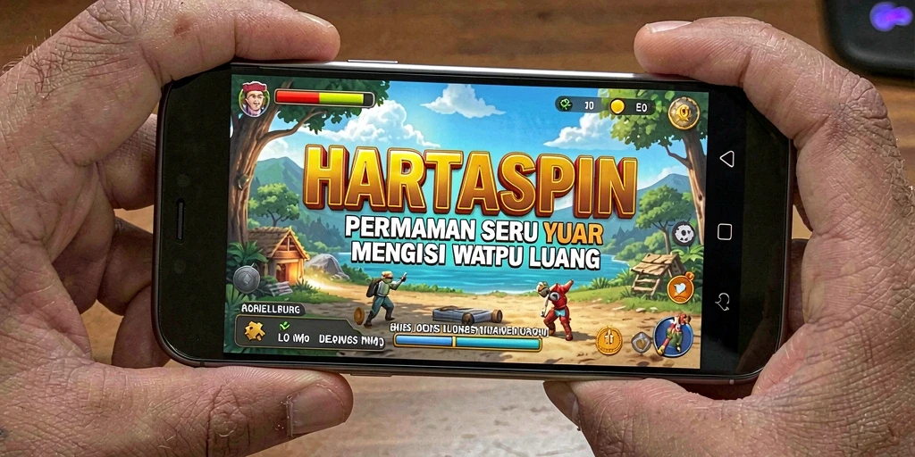 Tampilan menarik dari gameplay <strong>HARTASPIN</strong> yang penuh warna dan tantangan.