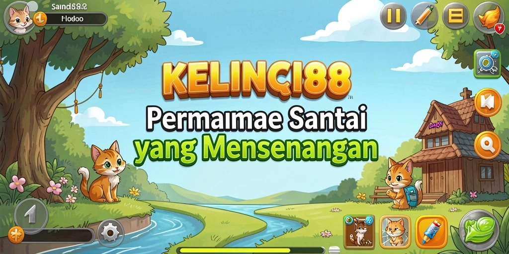 Tampilan gameplay KELINCI88 yang menyenangkan dan penuh warna.