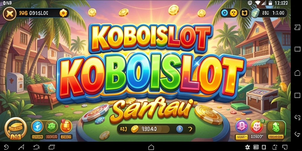 Tampilan menarik gameplay <strong>KOBOISLOT</strong> yang penuh warna dan menyenangkan.