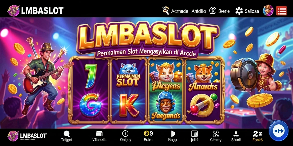 Tampilan gameplay LMBASLOT yang seru dan mengasyikkan.