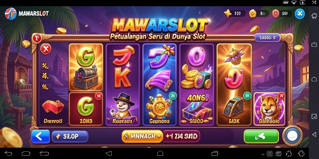 Tampilan gameplay petualangan seru di MAWARSLOT.
