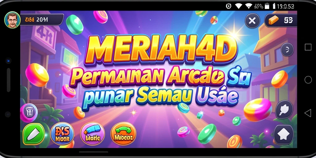 Tampilan menawan dari gameplay seru MERIAH4D.