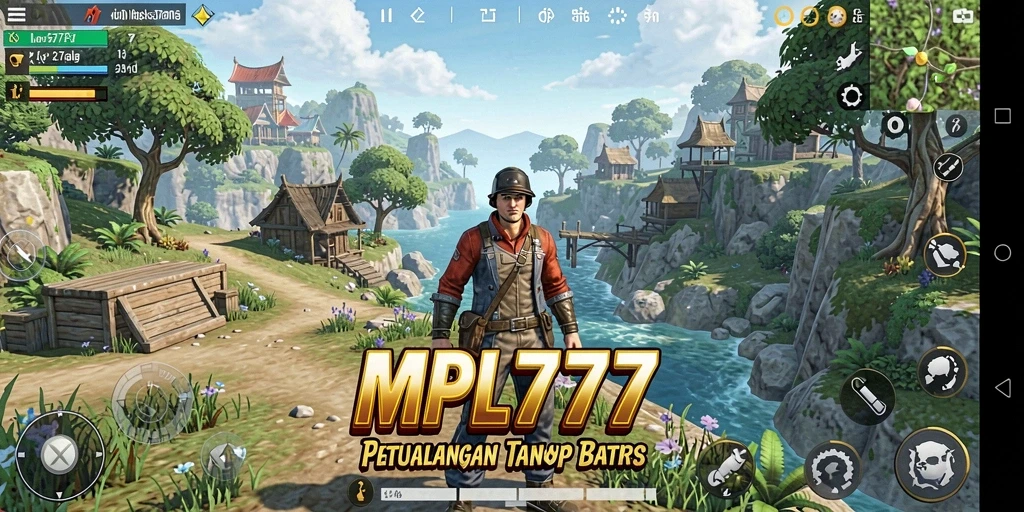 Screenshot permainan MPL777 menampilkan pemandangan dunia terbuka yang menakjubkan.