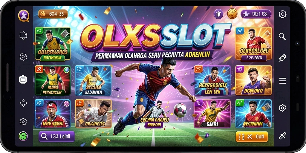 Screenshot permainan OLXSLOT menunjukkan aksi olahraga seru dan mendebarkan.