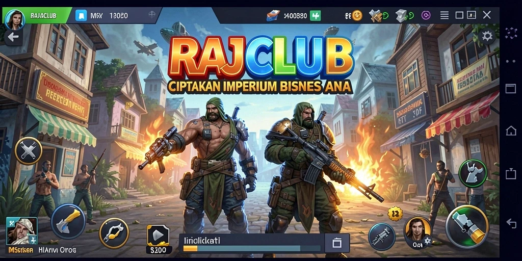 Tampilan gameplay menarik dari RAJACLUB yang menunjukkan aktivitas Tycoon.