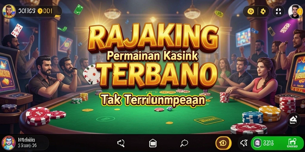 Gameplay menarik pada aplikasi Kasino RAJAKING