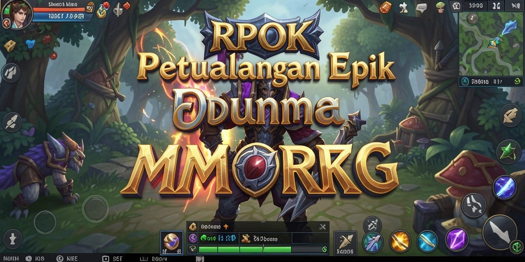 Tampilan gameplay menarik dari RPOK yang menunjukkan pertarungan seru.