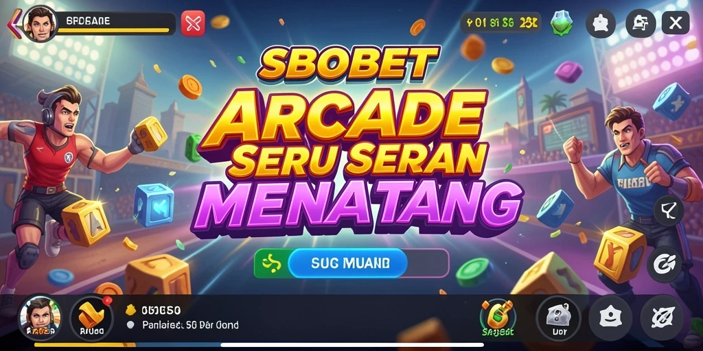 Tampilan gameplay SBOBET yang menampilkan tantangan Arcade yang seru.