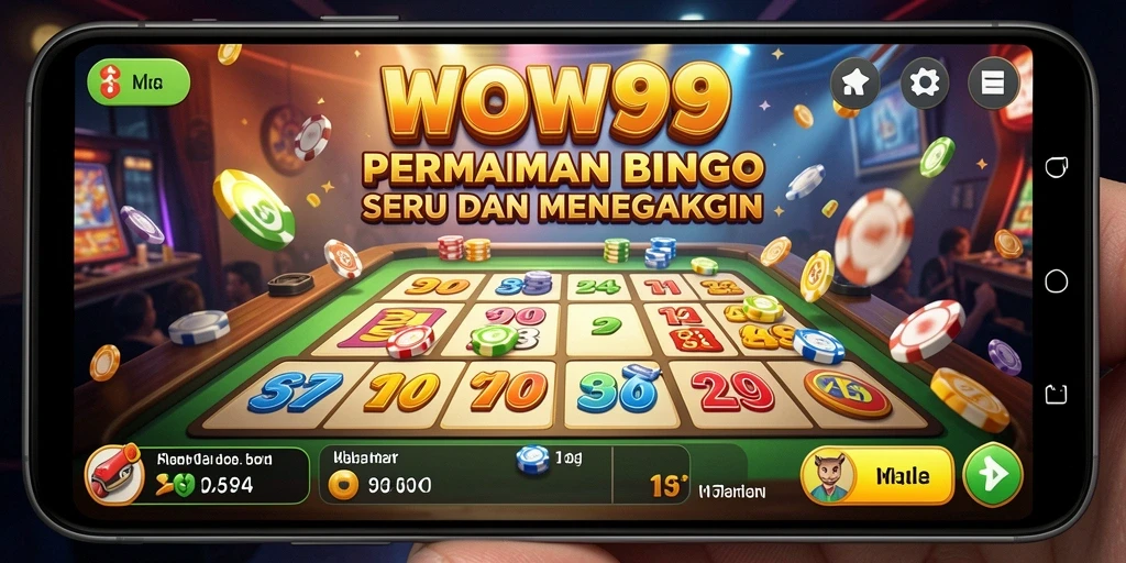 Tampilan menarik dari gameplay WOW99 yang menampilkan bingo seru.